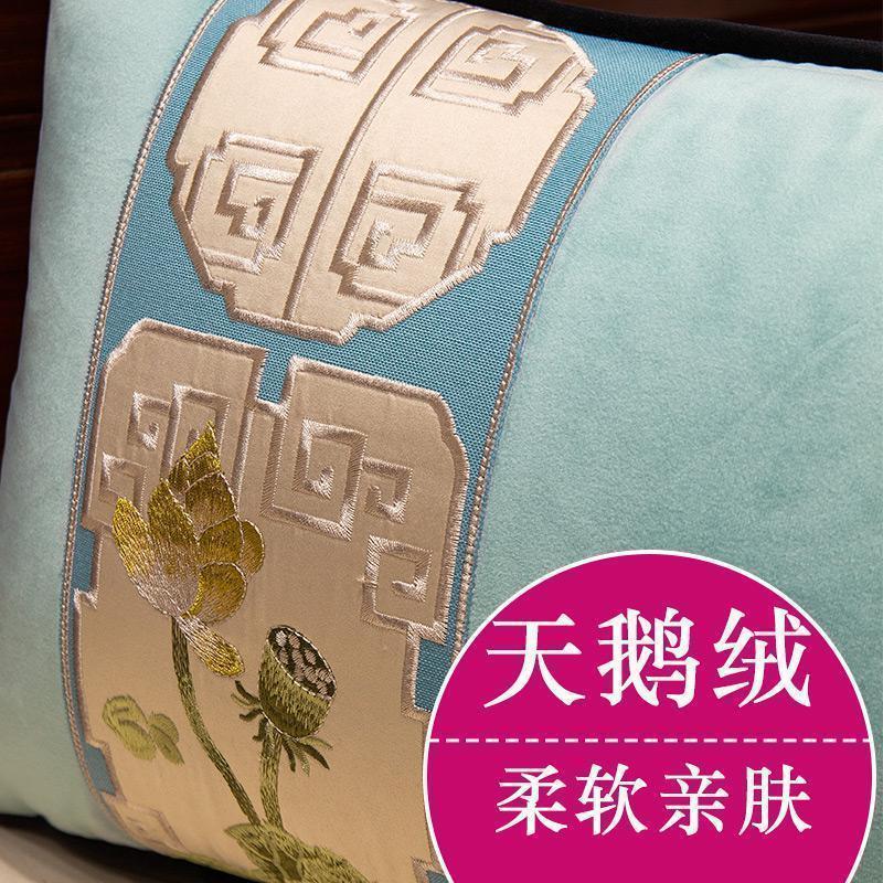 美帮汇中式客厅沙发抱枕靠垫1138新中式靠枕中国风轻奢枕套北欧大靠背高清大图