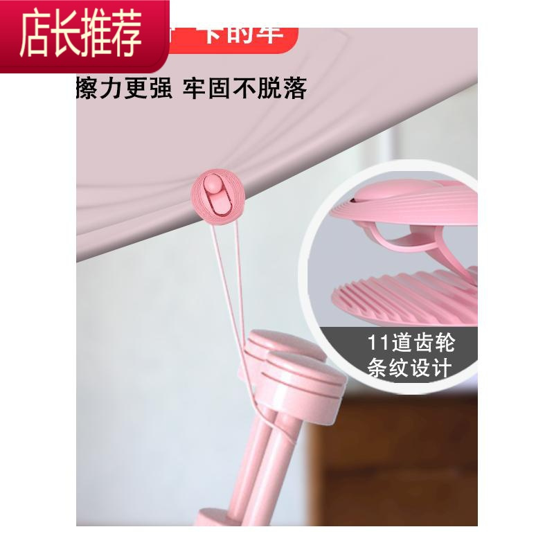 被子固定器防跑家用器安全无针被角被罩被套床单棉被隐形卡扣夹JING PING 安全无针[仙女粉]-6个装整理用具