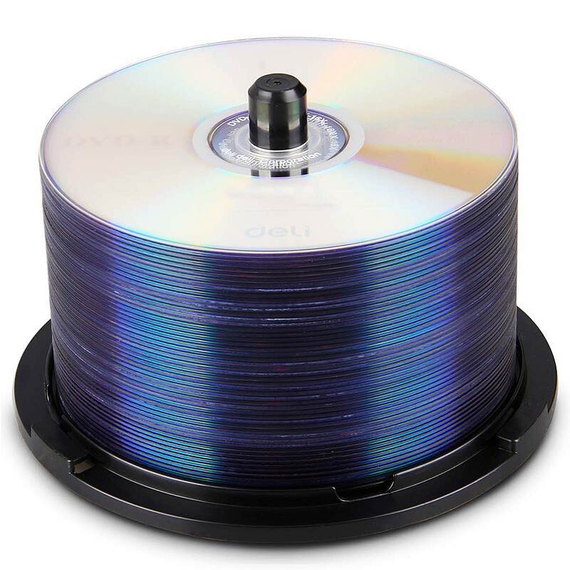 得力 DELI 3724 DVD-R 16速 4.7GB 50片/筒 空白光盘