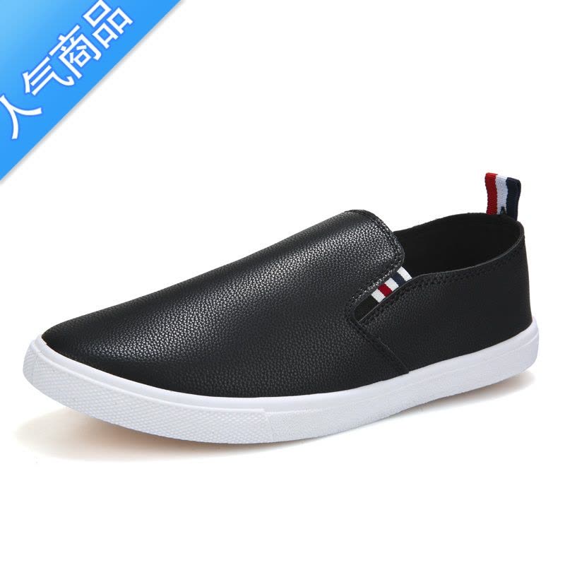 SUNTEK秋冬男鞋皮鞋舒适休闲懒人鞋一脚蹬软底防滑防水运动工作鞋透气夏图片