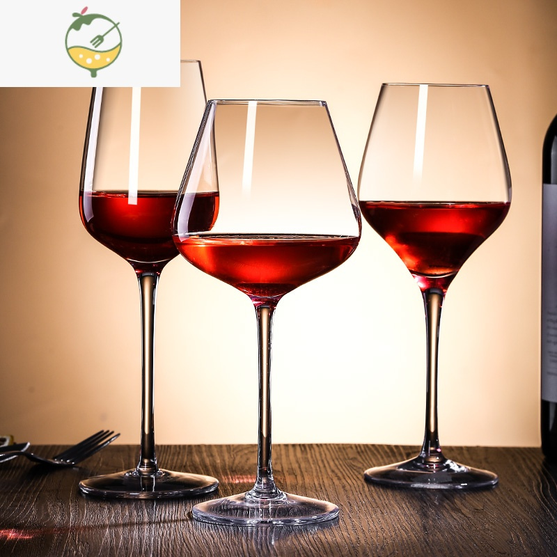 yicheng玻璃高脚杯红酒杯家用大小号香槟葡萄酒杯子白兰地杯红酒酒具