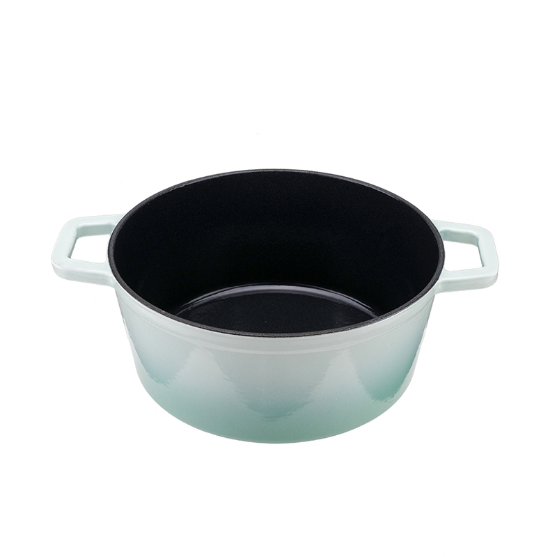 宝玑 Breguet琅彩系列珐琅铸铁锅孔雀绿 24cm BGA2402