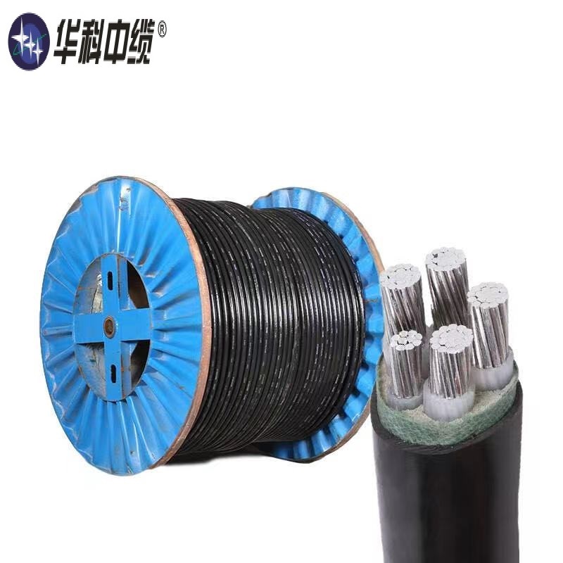 华科中缆 铝芯电缆0.6/1KV YJLV22-4*16+1*10 米