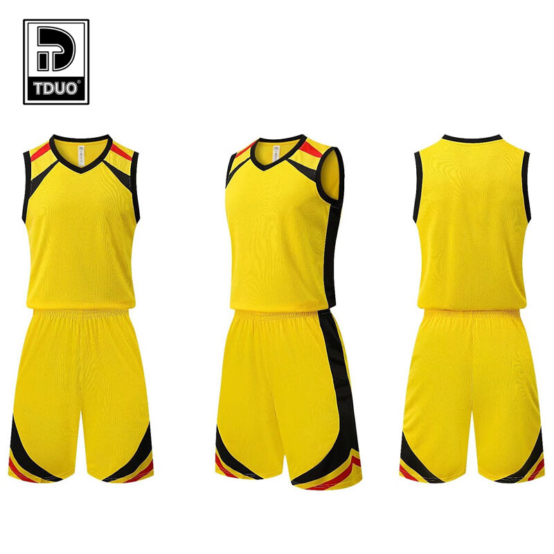 Tduo篮球服 V4 套 黄色 4XL