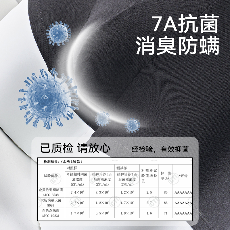 南极人男士内裤纯棉男款男生平角四角短裤头抗菌裤衩春夏2025新款