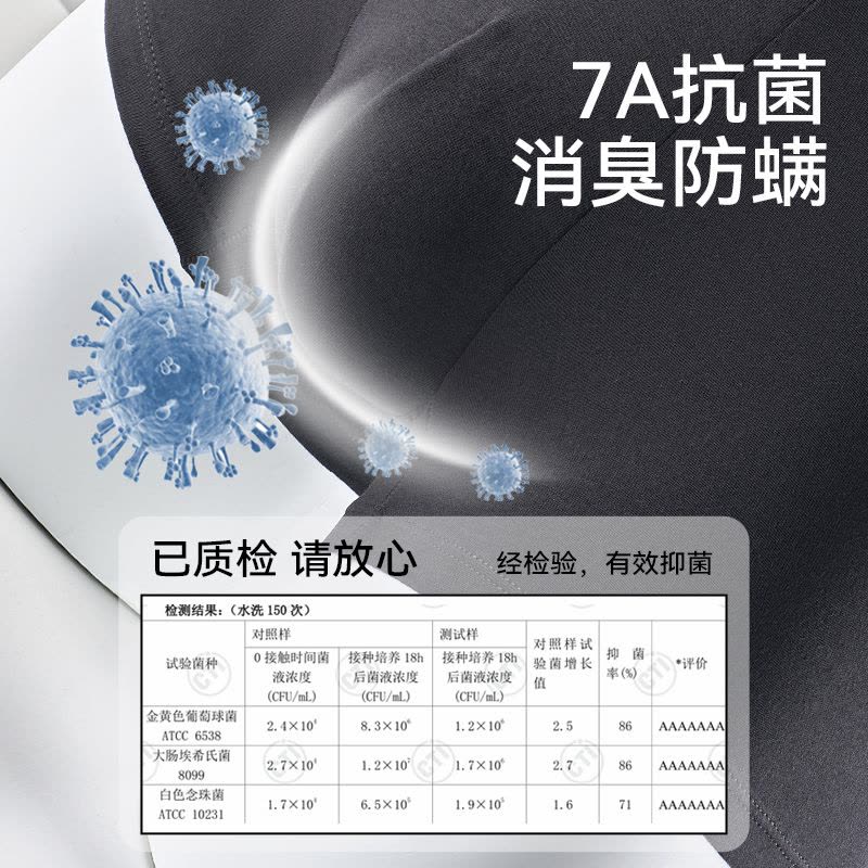 南极人男士内裤纯棉男款男生平角四角短裤头抗菌裤衩春夏2025新款图片