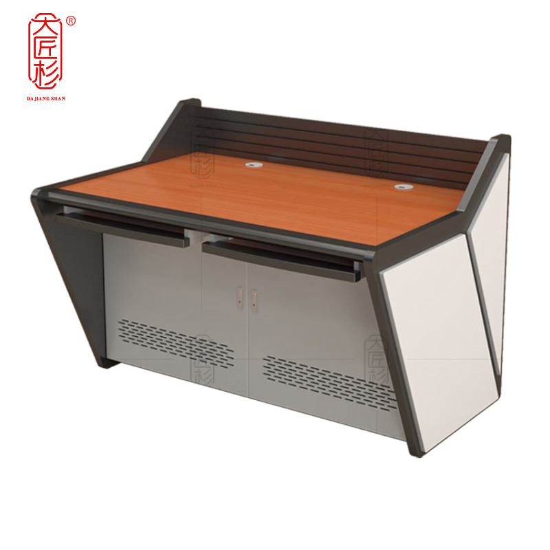 大匠杉 操作台中控桌电脑桌按米记价 DCZT061MT高清大图