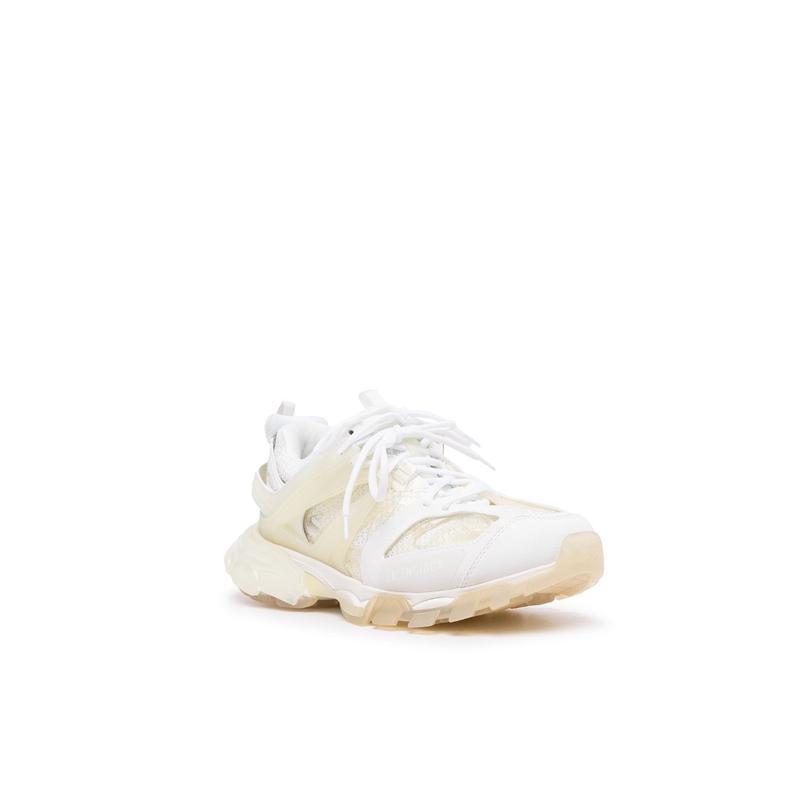 巴黎世家(Balenciaga)男款透明鞋底运动鞋拼接设计跑步鞋圆头系带