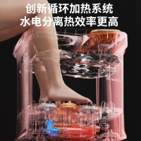 荣事达 泡脚桶足浴盆全自动按摩洗脚盆洗脚桶泡脚盆电动加热恒温高深桶[送爱人父母节日礼物甄选]