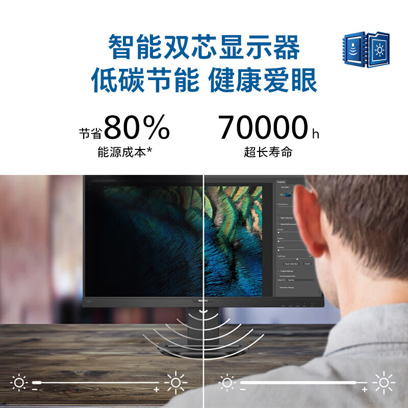 飞利浦(PHILIPS) 276B9 27英寸2K 台 显示器高清大图