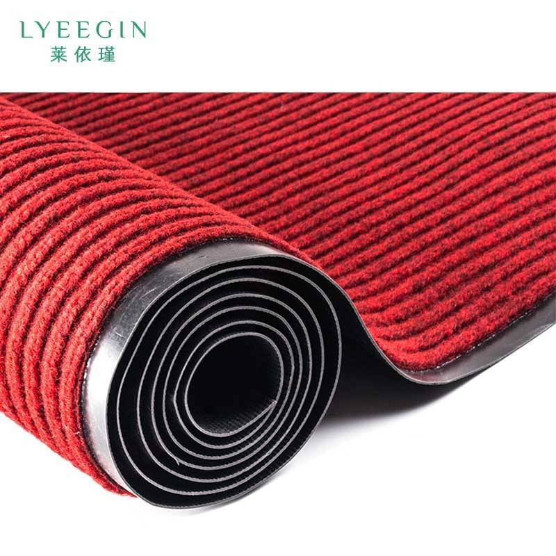莱依瑾 LYEEGIN 双条纹 地毯 灰色1.6米宽(需要几米拍几米) 米