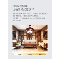 雷士照明风扇灯新中式风格吊灯经典中国红吊扇灯实木打造风扇吊灯 测试商品