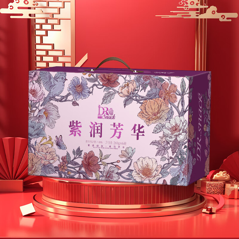 DR.SNACK紫润芳华(鲜炖原味小碗梨)礼盒高清大图