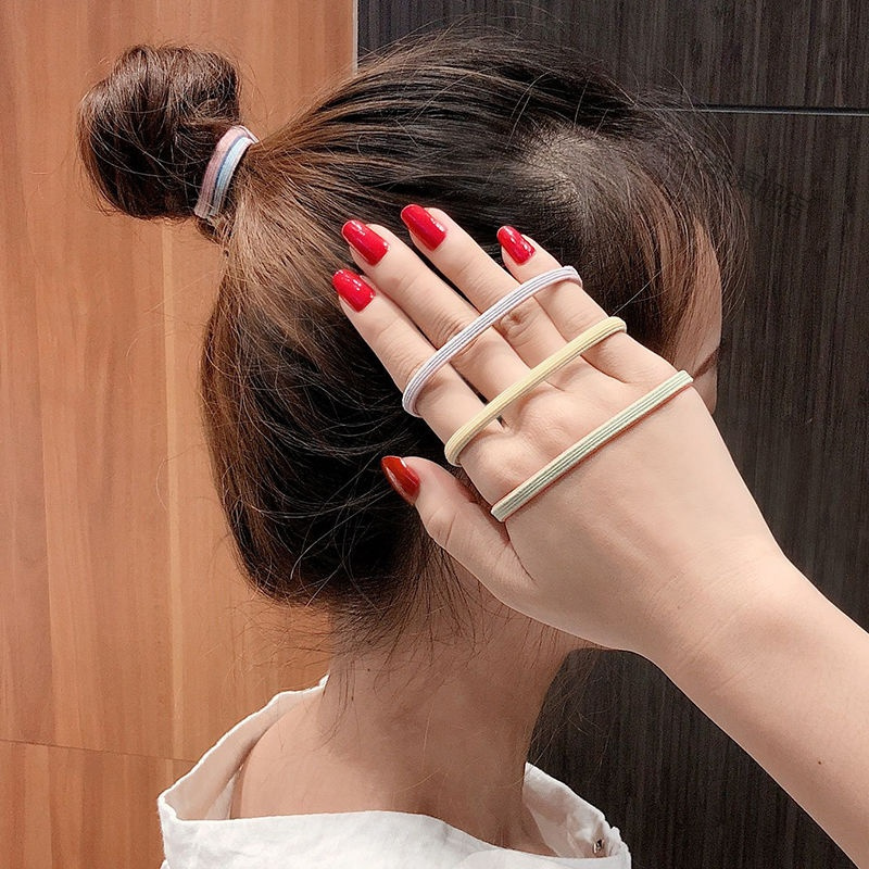 韩版头绳女成人简约皮筋网红ins发圈扎头发橡皮筋森女系学生皮套