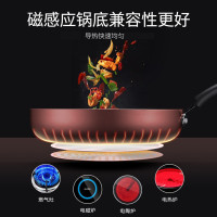 苏泊尔(SUPOR) 平底锅不粘锅煎锅火红点聚油底不跑油煎蛋煎饼煎牛排磁炉通用 26cm PJ26K3 送硅胶铲+锅盖