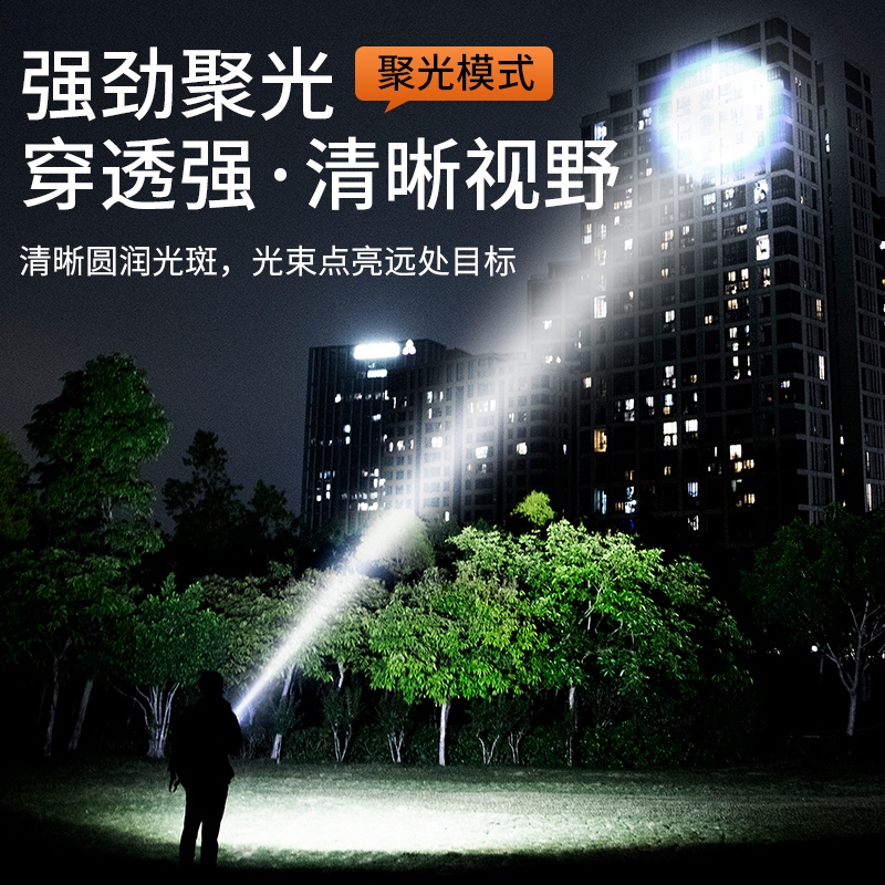 神火 远近两用露营手电筒 F1-G高清大图