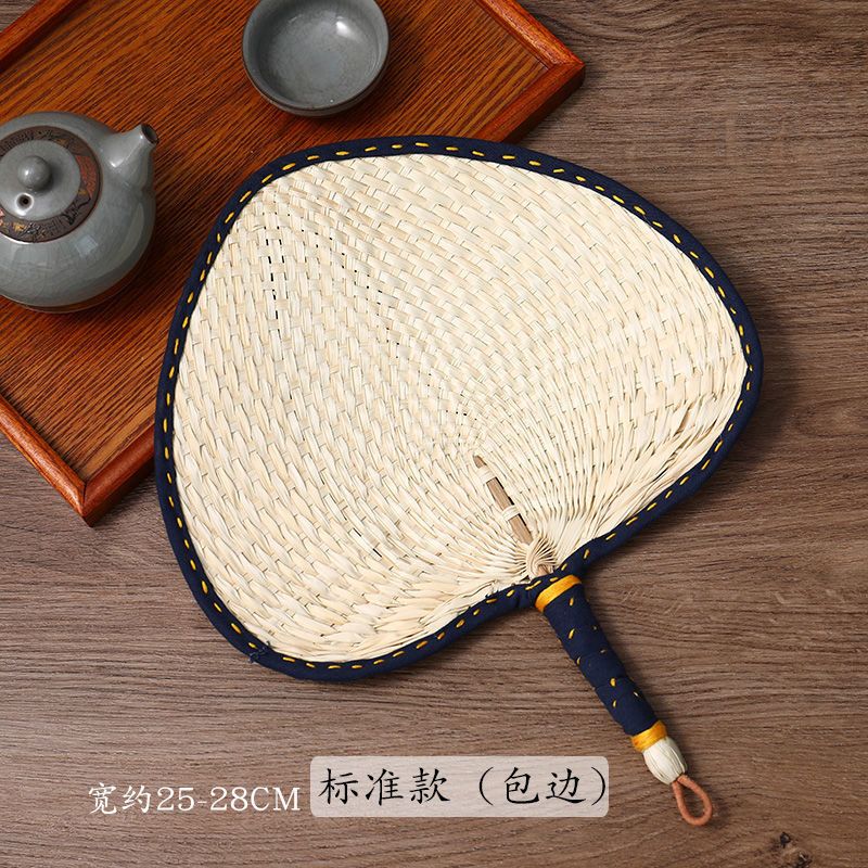 手工草编夏季小麦秸扇手摇扇宝宝婴儿纳凉驱蚊扇家用老式大蒲扇子