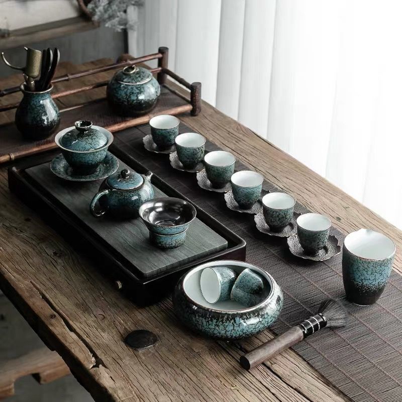 苏宁放心购整套陶瓷茶具套装功夫茶具日式简约茶壶盖碗茶杯泡茶会客家