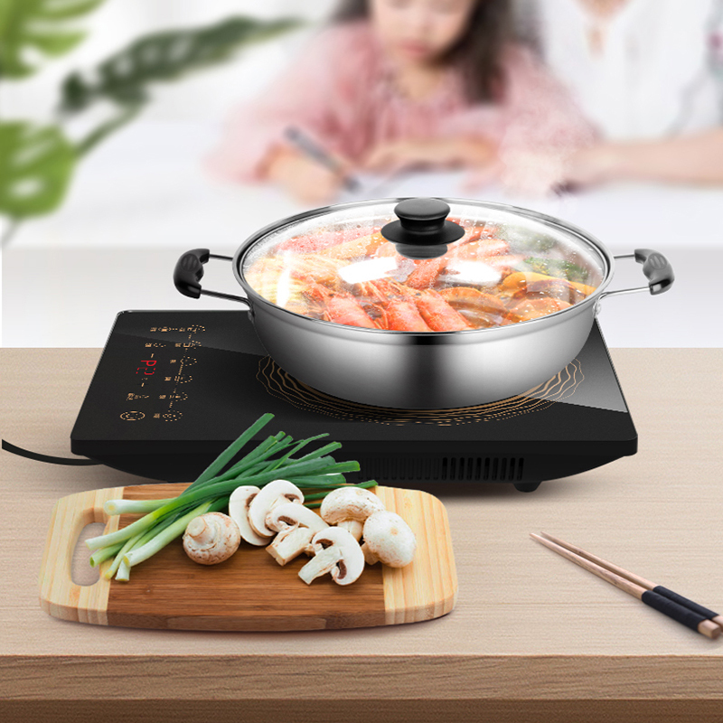 九阳(Joyoung) 电磁炉C21-SCA833-A4 微晶面板智能触屏EMC认证 一键超大火2200w 6D防水高清大图