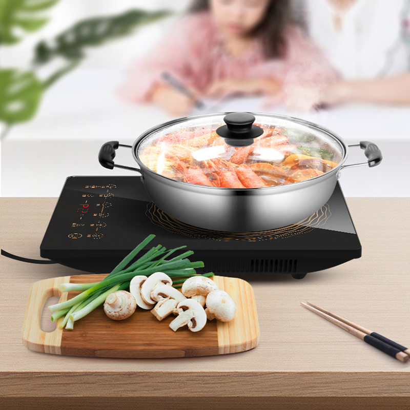 九阳(Joyoung) 电磁炉C21-SCA833-A4 微晶面板智能触屏EMC认证 一键超大火2200w 6D防水