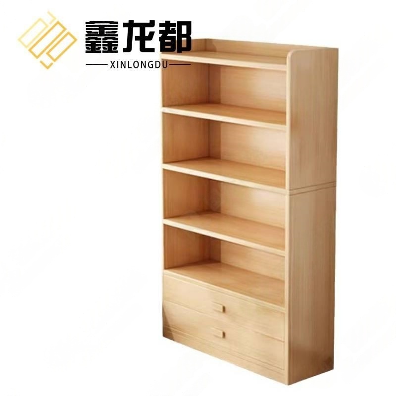 鑫龙都书柜木质个高清大图