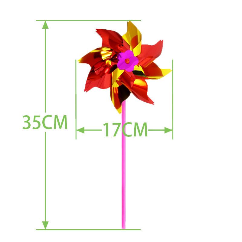 [100个装]塑料小风车新款亮片风车玩具儿童玩具风车幼儿园奖品|风车 [100个]