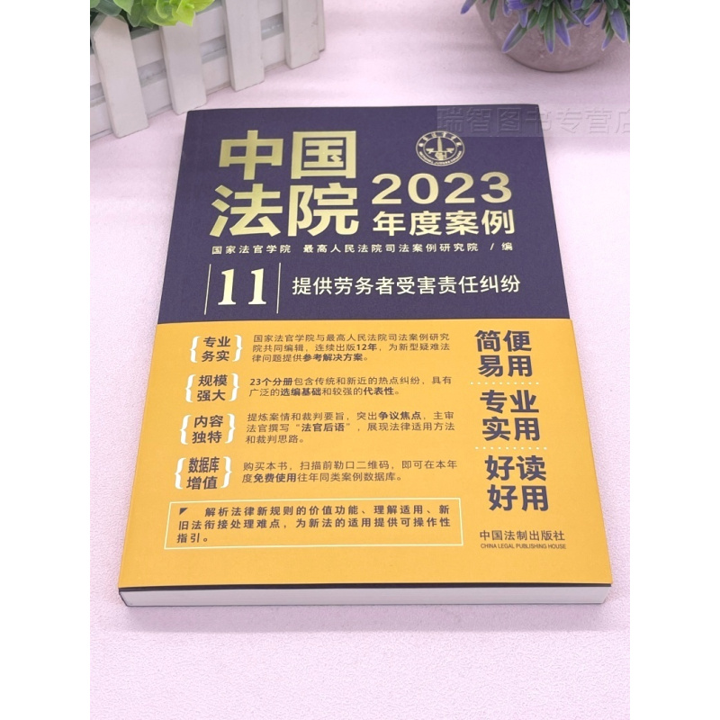 [正版]中国法院2023年度案例提供劳务者受害责任纠纷2023年法院年度案例雇佣关系纠纷责任划分义务帮工赔偿协议与标准