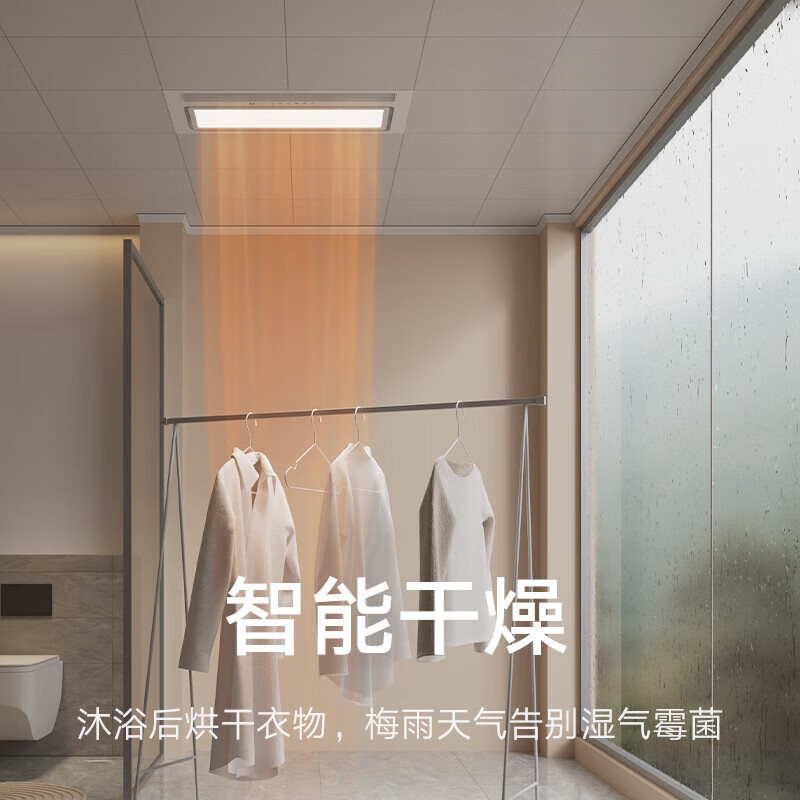 [官方旗舰店]米家智能浴霸 双核多功能风暖排气扇照明一体 暖风恒温智能控制小米浴霸高清大图