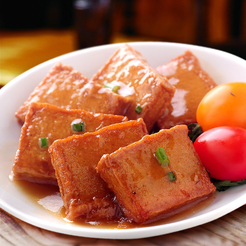盐津铺子 休闲零食 湖南特产小吃办公室零食辣条鱼豆腐原味 600g
