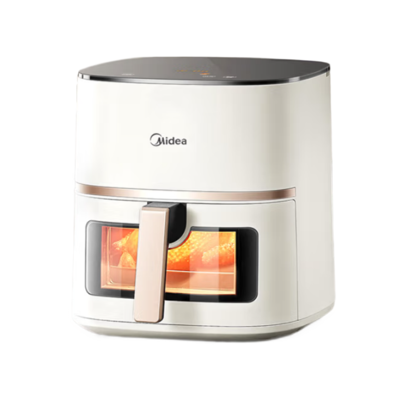 美的(Midea)MF-KZC5089空气炸锅 5L 可视免翻面 金属内腔