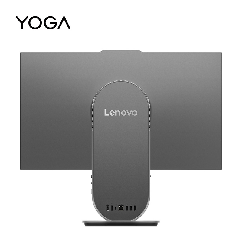 联想(Lenovo)YOGA 27高能AI元启一体机电脑可旋转27英寸QHD屏(U5-225H 32G LPDD5X 1TSSD )月神灰 带无线键鼠高清大图