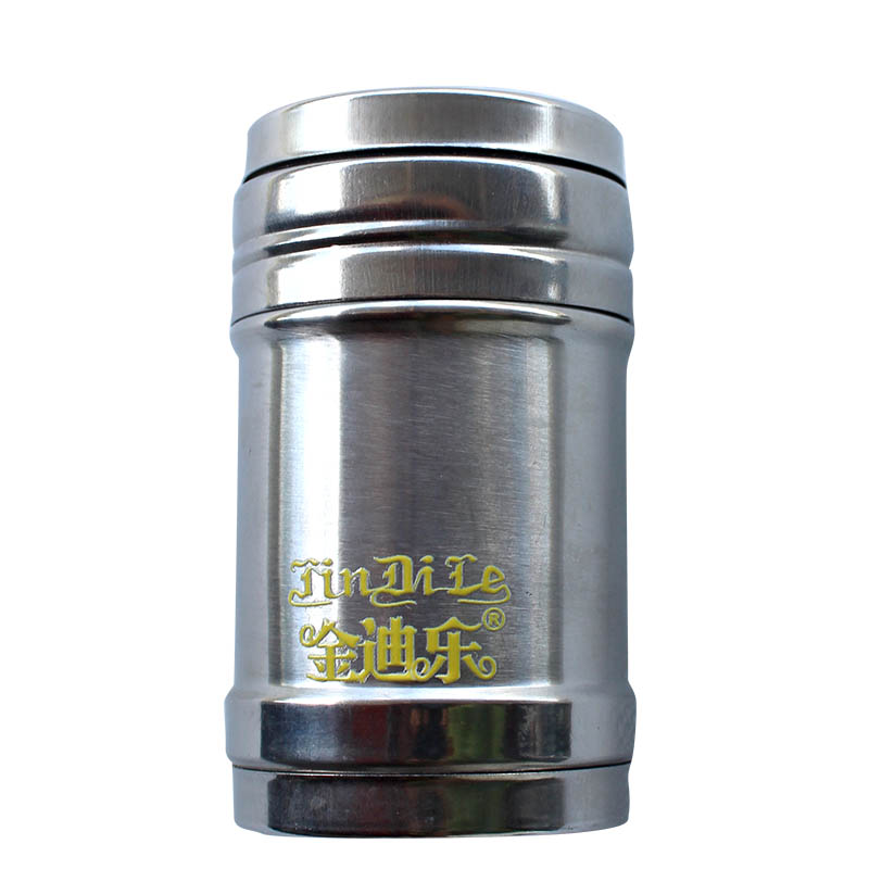 金迪乐不锈钢多功能旋转胡椒粉罐调料瓶