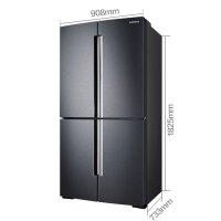 三星（SAMSUNG）654升十字对开门冰箱多门冰箱原装进口智能变频风冷无霜RF65M9371M1/SC黑