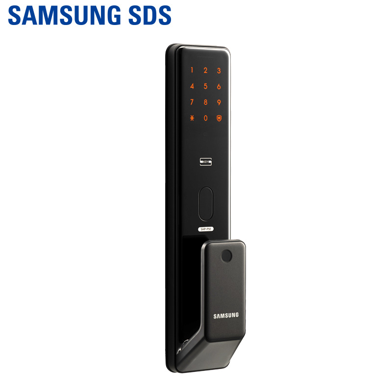 SAMSUNG三星指纹锁密码锁家用防盗锁刷卡智能全自动电子锁 P50[副]