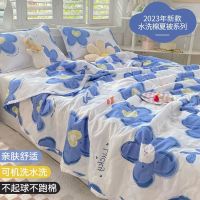 夏凉被双人空调被家用水洗棉薄款夏被学生宿舍单人被芯可水洗机洗 150x200cm单人空调被 花海柔软透气适合裸睡