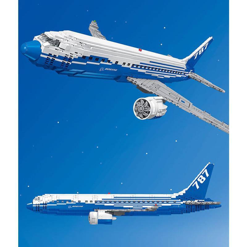 创意波音787梦想客机飞机10177儿童益智拼装中国积木玩具