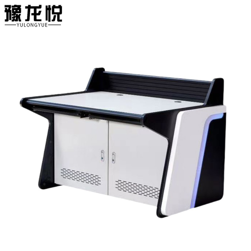 豫龙悦监控操作台 监控调度台灯光型1250*900*950mm张