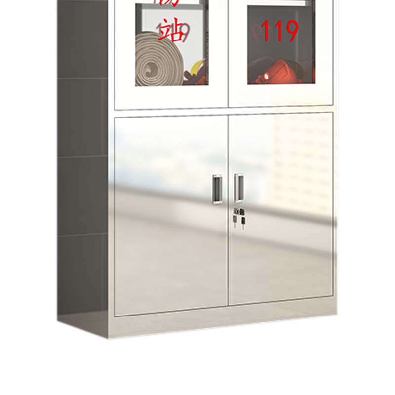 帅畅304不锈钢应急物资柜消防救援器材箱防护用品柜室外微型消防柜高1800*宽900*深400(加厚304材质)高清大图