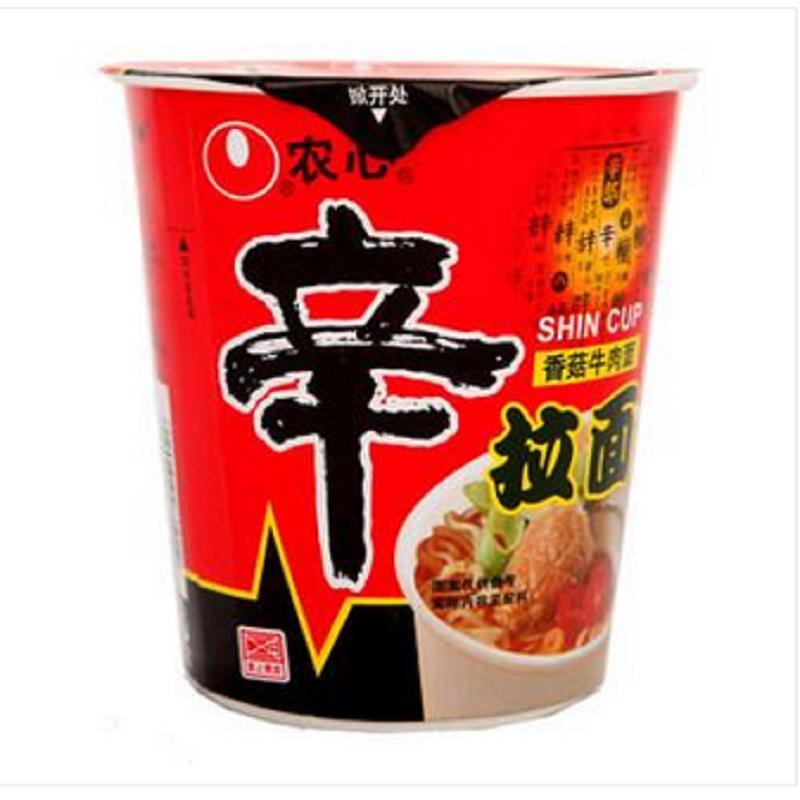 农心 辛拉面杯面香菇牛肉面 65g