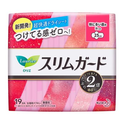 花王卫生巾乐而雅S系列日用25厘米19片*3包