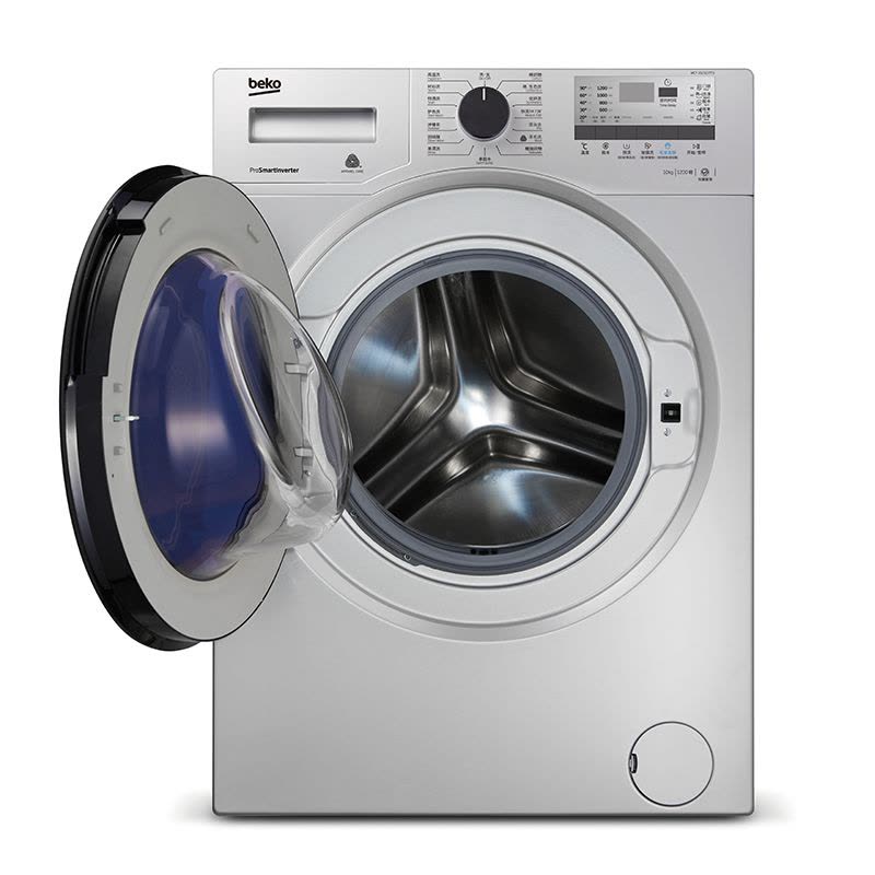 倍科(beko)WCY10232 PTSI 10公斤 洗衣机 全自动变频滚筒洗衣机 大容量 变频电机(银色)图片