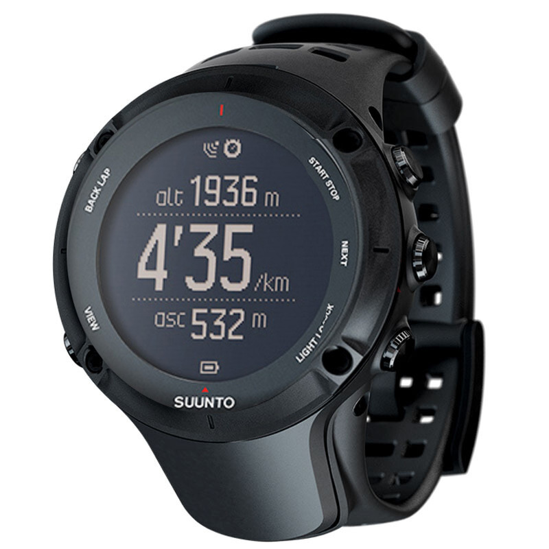 颂拓SUUNTO手表AMBIT3松拓拓野3 HR户外运动男表心率巅峰中文跑步登山多功能腕表 拓野3巅峰黑不含心率带