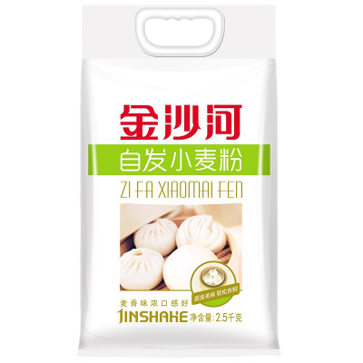 苏宁宜品推荐 金沙河 自发小麦粉2.5kg