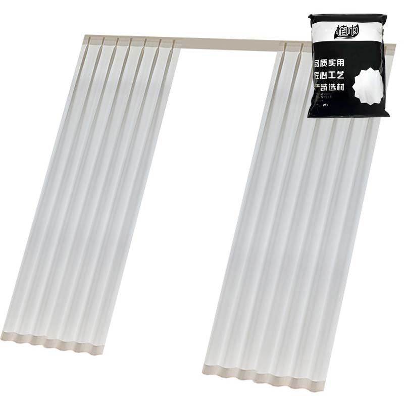 植巾（PLANTJIN） CL210 1m*2.7m 雪纺 窗帘 1.00 米/片（计价单位：片）白色高清大图