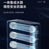 艾美特直饮净水器厨下式净水机母婴级 保留矿物质无废水 不用电 无水垢净水机超滤机AU03
