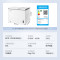 美的(Midea)210升双温双箱家商两用冰柜大冷冻小冷藏卧式顶开门一级能效冰箱节能低音冷柜BCD-210DKEM(E)
