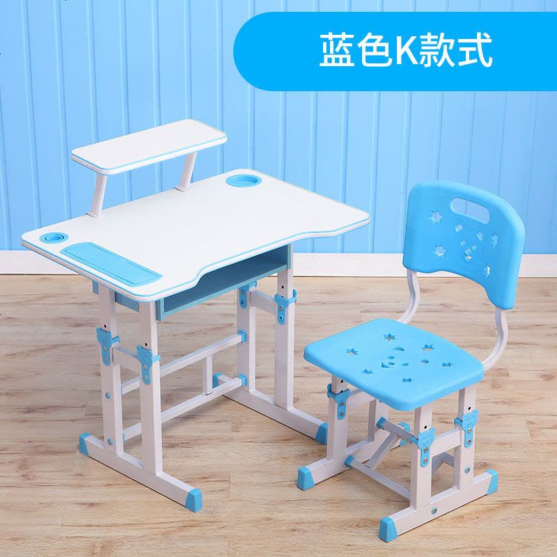 儿童学写字课书卡通简易桌椅子小学初中生男女孩读书做作业学习桌 不带 X款式全图版-汪汪队-蓝色图片