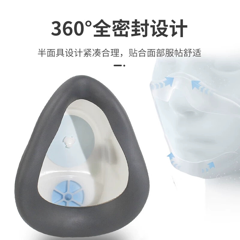 3M防尘防风沙1212防雾霾颗粒物面具呼吸面罩防尾气骑行工作面罩高清大图