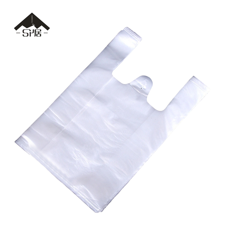 三人居 手提袋透明加厚塑料袋 30cm*48cm*50只 包高清大图