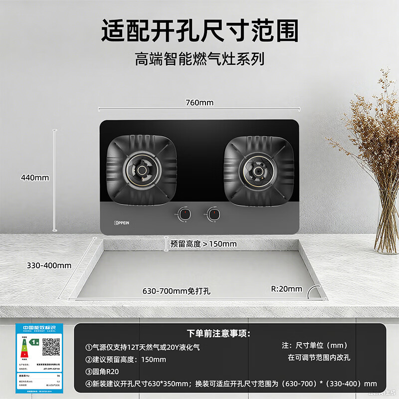 欧派燃气灶XZF103液化气热效率70%高清大图